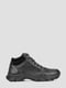 Черные кожаные кроссовки с шерстяной подкладкой | 6583738 | фото 7