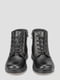 Кожаные черные ботинки с шерстяной подкладкой | 6583742 | фото 6