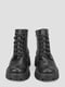 Черные кожаные ботинки с шерстяной подкладкой | 6583746 | фото 6