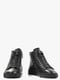 Ботинки черные кожаные | 6583821 | фото 4