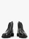Ботинки черные кожаные | 6583832 | фото 4