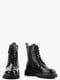 Ботинки черные кожаные | 6583867 | фото 2
