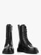 Ботинки черные кожаные | 6583872 | фото 4