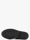 Ботинки черные  кожаные украшенные аксессуарами с сияющими камешками | 6583873 | фото 6