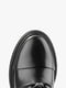 Ботинки черные  кожаные украшенные аксессуарами с сияющими камешками | 6583873 | фото 7