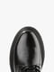 Ботинки черные  кожаные украшенные аксессуарами с сияющими камешками | 6583874 | фото 7