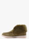 Замшевые короткие ботинки цвета хаки | 6583917 | фото 3