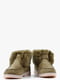 Замшевые короткие ботинки цвета хаки | 6583917 | фото 5