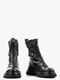 Ботинки черные кожаные | 6583929 | фото 5