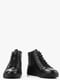 Ботинки черные кожаные | 6583946 | фото 5
