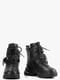Зимние ботинки в черной натуральной коже | 6584019 | фото 4