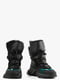 Зимові чорні черевики на шнурівці | 6584024 | фото 4