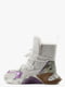 Зимові білі черевики на шнурівці | 6584025 | фото 2