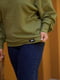 Ангоровий пуловер оливкового кольору | 6584056 | фото 6