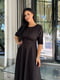 Чорна сукня-міді з креп-костюмки | 6584180 | фото 2