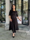 Чорна сукня-міді з креп-костюмки | 6584180 | фото 4