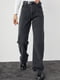 Черные джинсы-палаццо с необработанным низом | 6584278 | фото 6