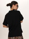 Блуза чорного кольору з принтом ''блискавка'' | 6584337 | фото 4