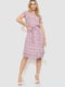 Платье летнее розовое с узором | 6584500 | фото 2