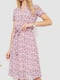 Платье летнее розовое с узором | 6584500 | фото 3