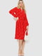 Сукня літня червона з візерунком | 6584501 | фото 2