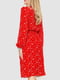 Сукня літня червона з візерунком | 6584501 | фото 4