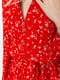 Сукня літня червона з візерунком | 6584501 | фото 5