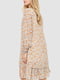 Сукня літня бежева з візерунком | 6584502 | фото 4