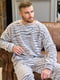 Махрова піжама анімалістичного забарвлення: світшот і штани | 6584528 | фото 2