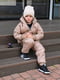 Дитячий зимовий костюм стеганий на флісі: куртка і штани  | 6584588 | фото 2