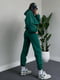 Зелений костюм з начосом: худі та джогери | 6590373 | фото 2