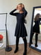 Силуетна сукня чорного кольору в рубчик | 6590624 | фото 3
