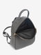 Рюкзак шкіряний Backpack темно-сірий | 6605402 | фото 4