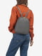 Рюкзак шкіряний Backpack темно-сірий | 6605402 | фото 5