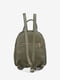 Рюкзак шкіряний Backpack кольору хакі | 6605403 | фото 3