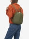 Рюкзак кожаный Backpack  цвета хаки | 6605403 | фото 5