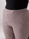 Базовые бежевые брюки с начесом | 6605265 | фото 6
