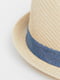 Шляпа соломенная светло-бежевая | 6605524 | фото 2