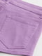 Шорты джинсовые лавандового цвета | 6605541 | фото 2