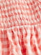 Сукня А-силуету біло-рожева в клітинку | 6605654 | фото 2