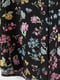 Блуза чорна в квітковий принт | 6605879 | фото 2