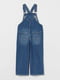Комбінезон джинсовий синій | 6606053 | фото 2