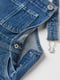 Комбінезон джинсовий синій | 6606053 | фото 3