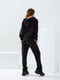 Велюровий костюм чорний: худі та штани | 6606183 | фото 4