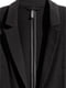 Жакет черный с лацканами | 6585974 | фото 3