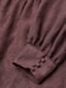 Сукня А-силуету темно-фіолетова | 6587472 | фото 2