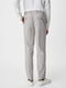 Класичні світло-сірі штани в смужку | 6587797 | фото 4