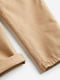 Штани-чіноси для хлопчиків бежевого кольору | 6588663 | фото 2