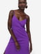 Сукня А-силуету фіолетова | 6588921 | фото 2