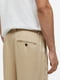 Костюмные брюки свободного кроя светло-бежевого цвета | 6589098 | фото 4